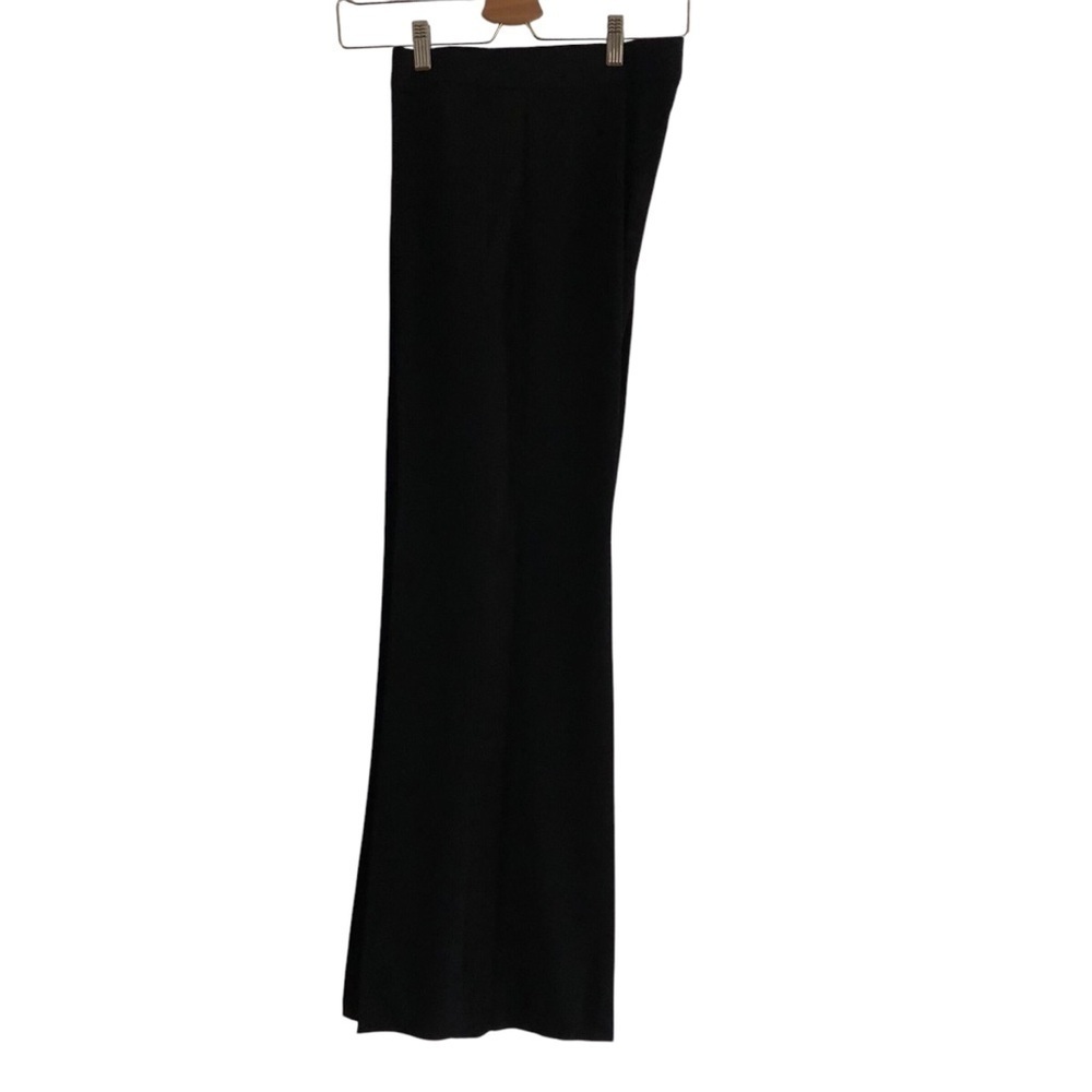 Kobi Halperin Wide Leg Dressy Black Flowy Pants Size 10 - Picture 8 of 12